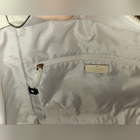 ♠️Kate Spade♠️$459 RETAIL New York Jett Faux Shearling Tote, Large, Merengue NWT - Picture 8 of 15